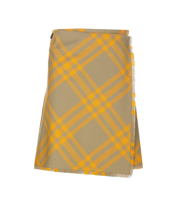 Burberry Check Kilt Skirt - Women - Piano Luigi