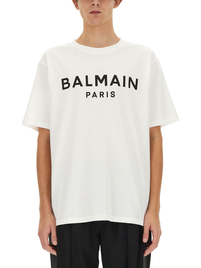 Balmain T-shirt With Logo - Men - Piano Luigi