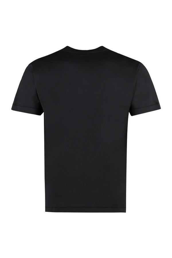 Stone Island Black 60/2 Cotton T-shirt - Men - Piano Luigi