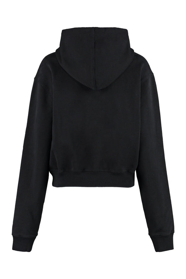 Off-White Cotton Hoodie - Women - Piano Luigi