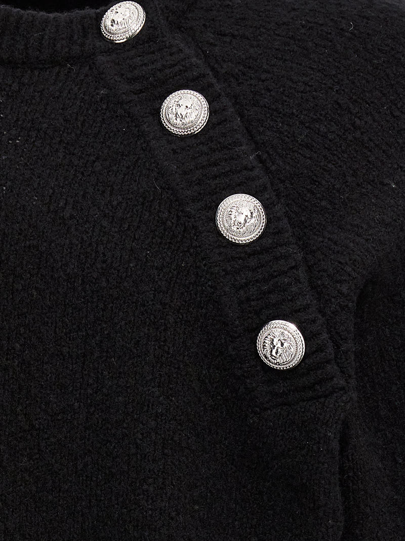 Balmain Logo Button Sweater - Men - Piano Luigi