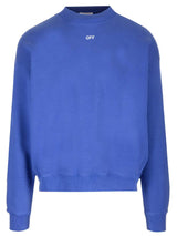 Off-White Blue off Sweatshirt - Men - Piano Luigi