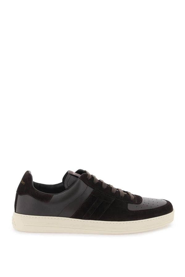 Tom Ford Suede And Leather radcliffe Sneakers - Men - Piano Luigi