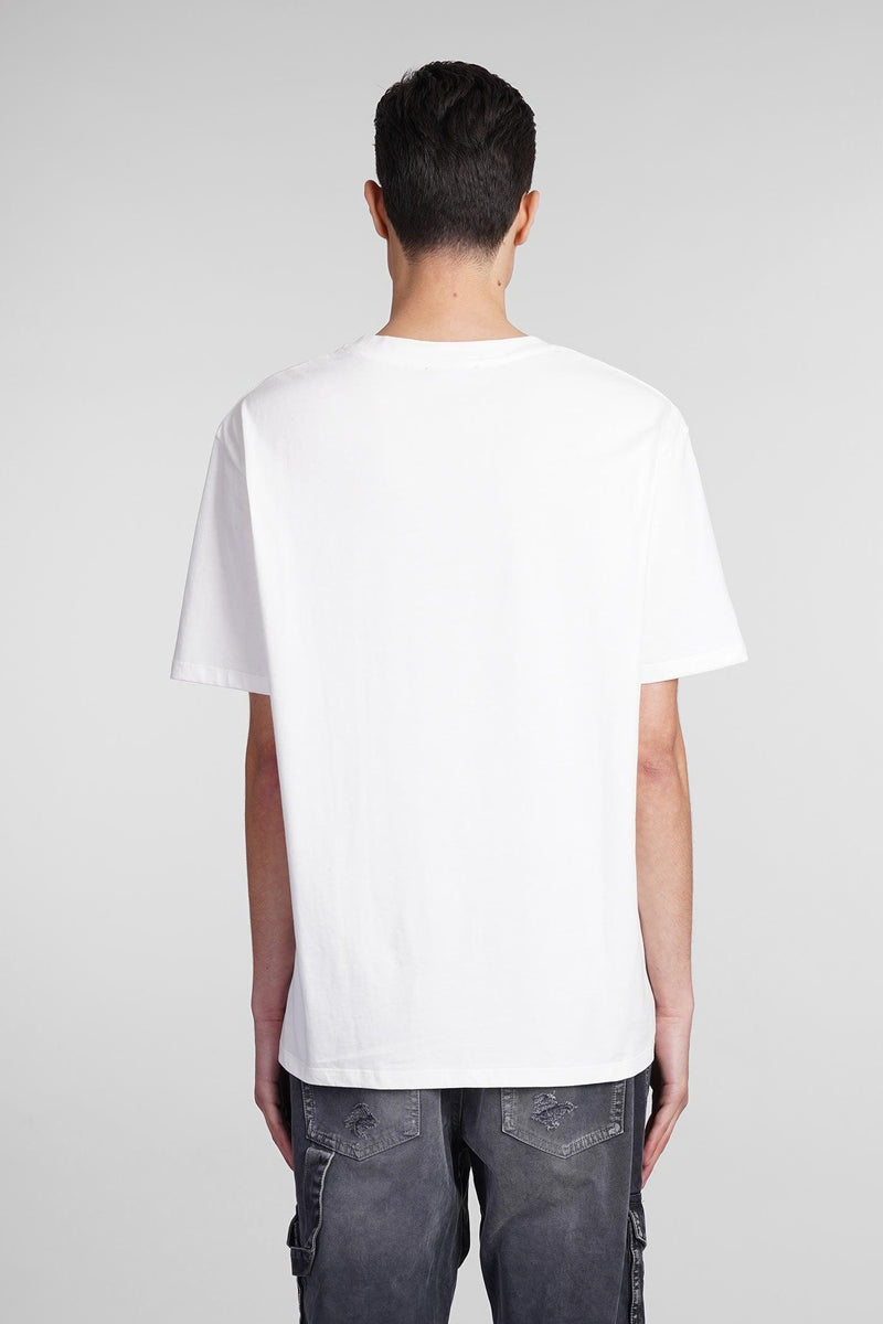 Balmain T-shirt In White Cotton - Men - Piano Luigi