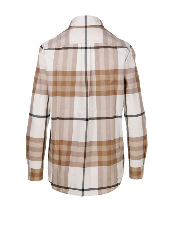 Burberry Checked Long-sleeved Shirt - Women - Piano Luigi