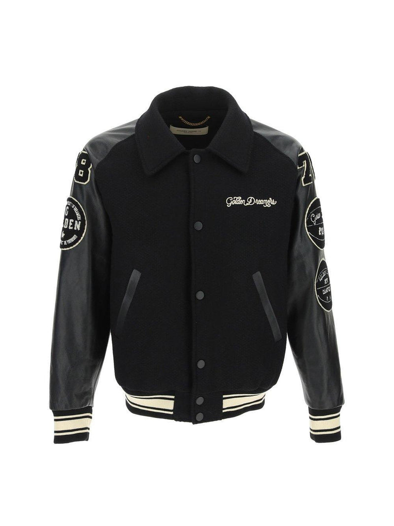 Golden Goose Logo Embroidered Jacket - Men - Piano Luigi