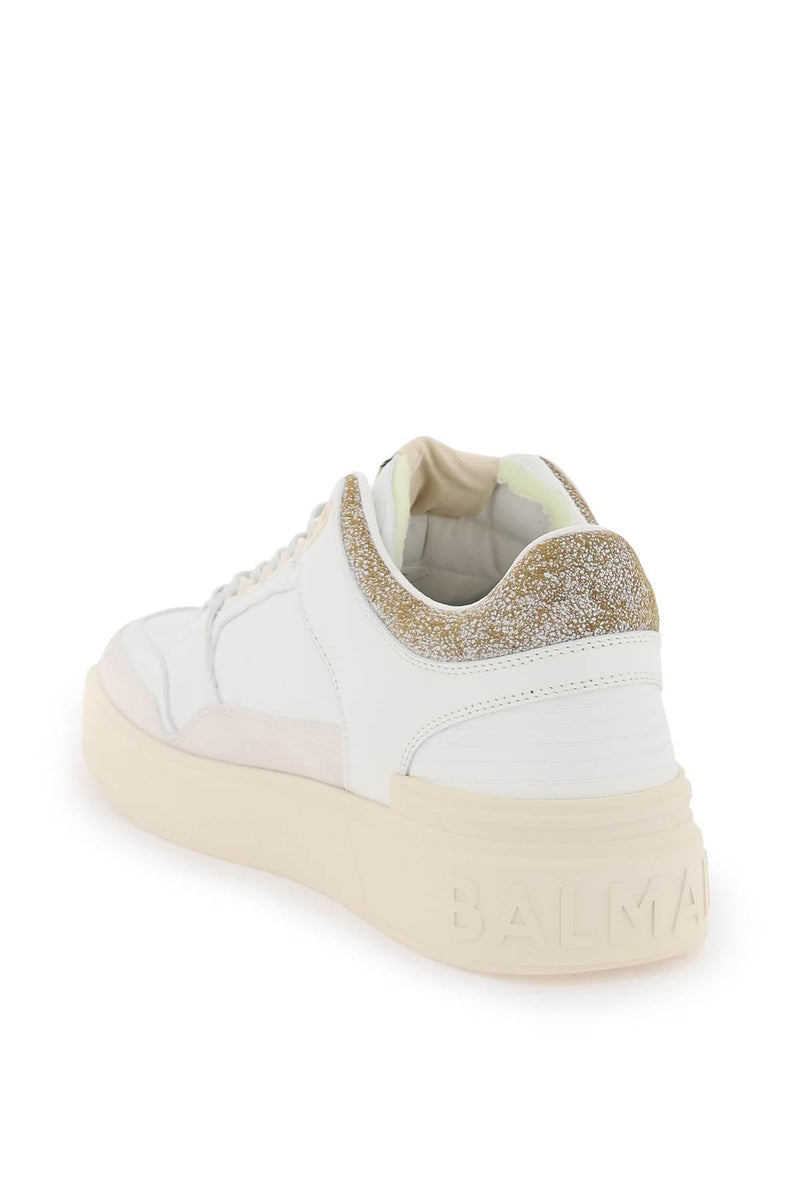 Balmain b Court Mid Top Sneakers - Men - Piano Luigi