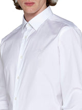 Burberry Sherfield Shirt In White Cotton - Men - Piano Luigi