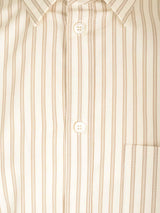 Golden Goose White/beige Striped Shirt - Men - Piano Luigi