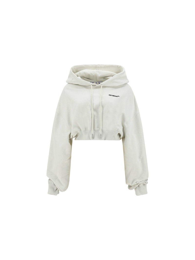 Off-White White Cotton Sweatshirt - Women - Piano Luigi