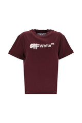 Off-White Logo Printed Crewneck T-shirt - Women - Piano Luigi