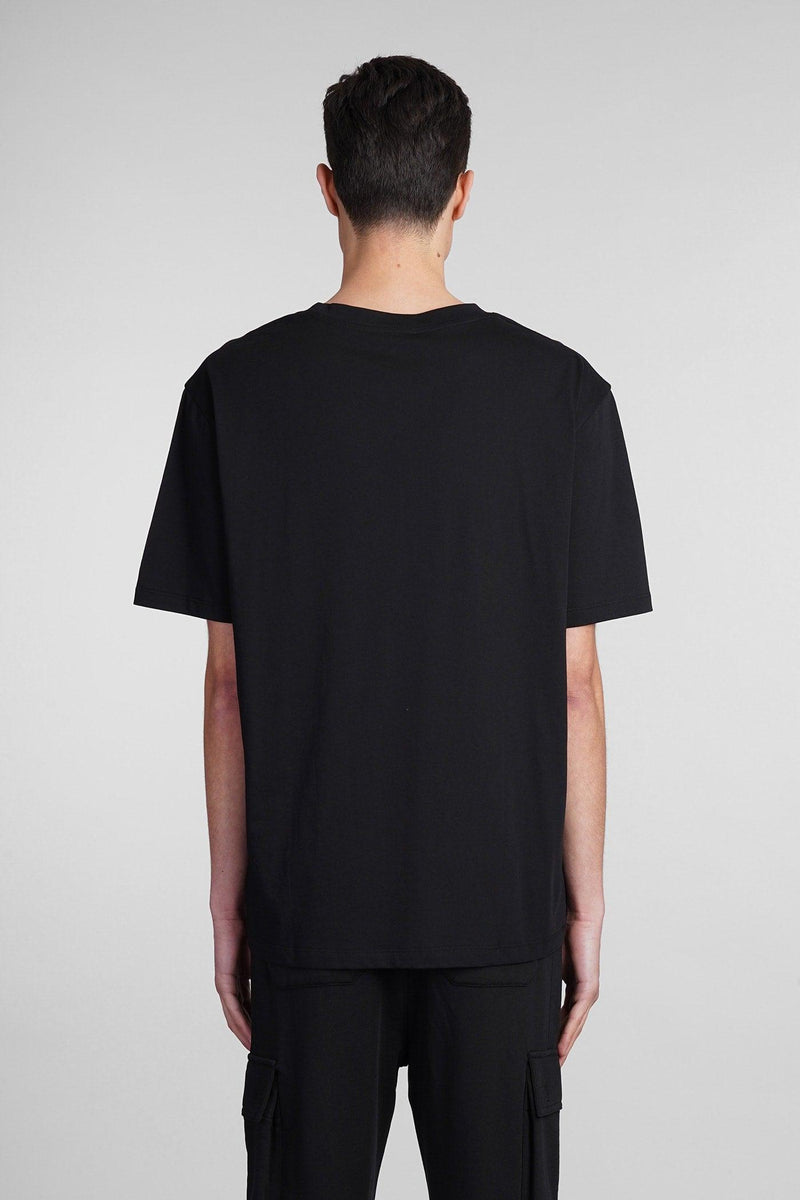 Balmain T-shirt In Black Cotton - Men - Piano Luigi