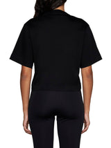 Off-White T-shirt In Black Cotton - Women - Piano Luigi