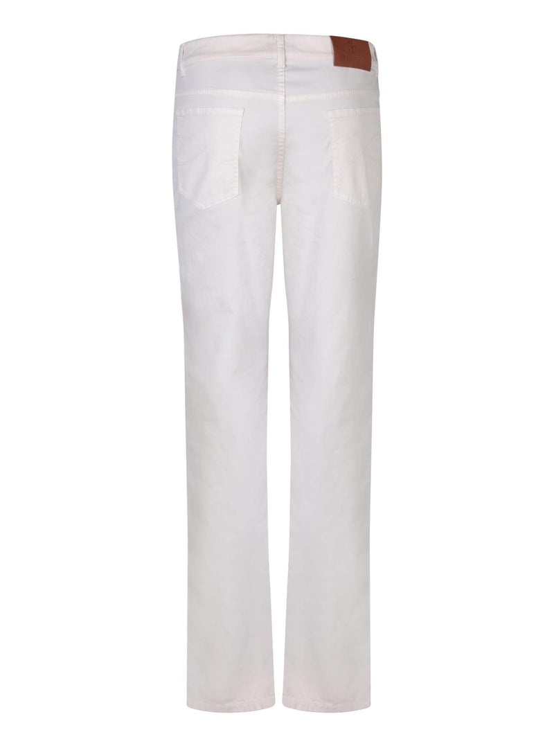 Brunello Cucinelli Five Pockets Beige Trousers - Men - Piano Luigi