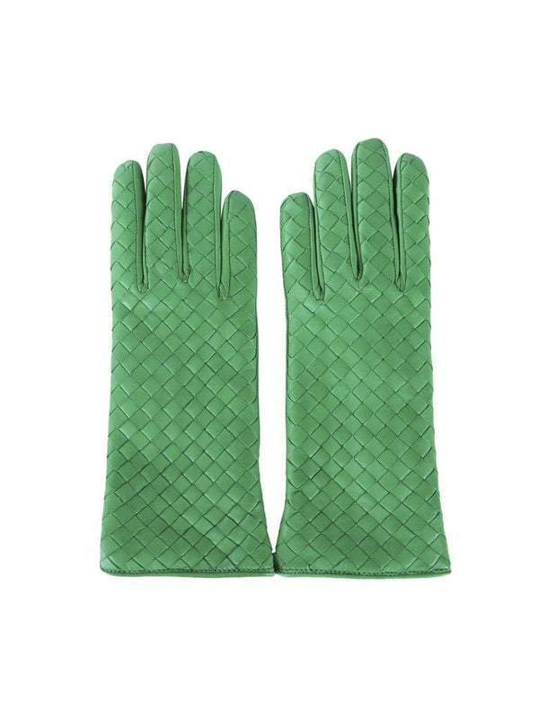 Bottega Veneta Intreccio Gloves - Women - Piano Luigi