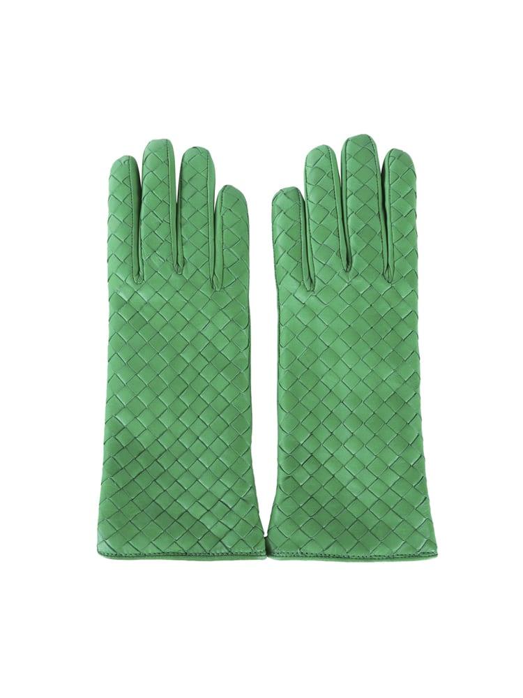 Bottega Veneta Intreccio Gloves - Women - Piano Luigi