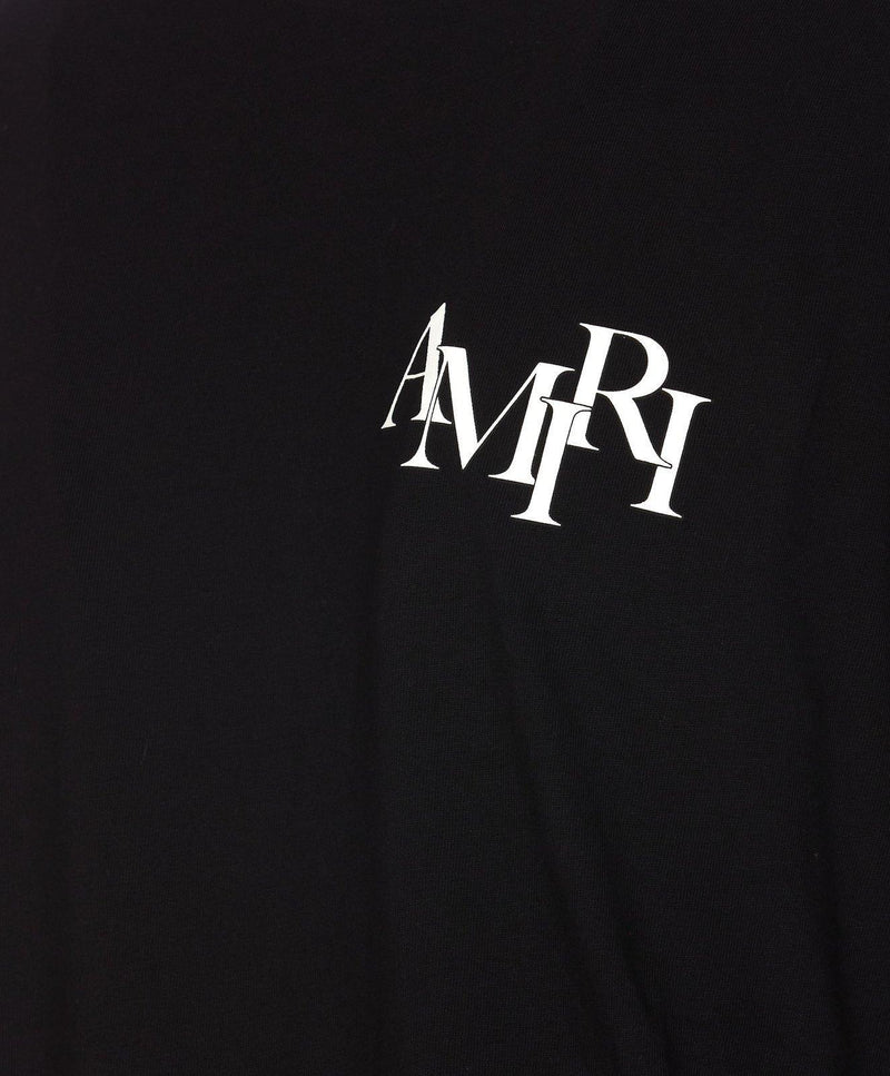 AMIRI Logo Printed Crewneck T-shirt - Men - Piano Luigi