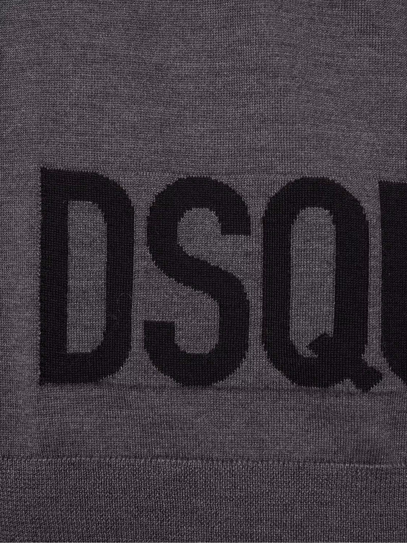 Dsquared2 Grey Dsq2 Crewneck Sweater - Men - Piano Luigi
