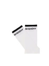 Givenchy Logo Intarsia Crew Socks - Men - Piano Luigi