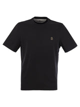 Brunello Cucinelli Slim Fit Crew-neck T-shirt In Cotton Jersey With Logo - Men - Piano Luigi