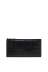 Bottega Veneta Leather Card Case - Men - Piano Luigi