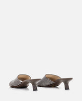 45mm Loewe Petal Strassed Leather Mule - Women - Piano Luigi