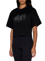 Off-White T-shirt In Black Cotton - Women - Piano Luigi