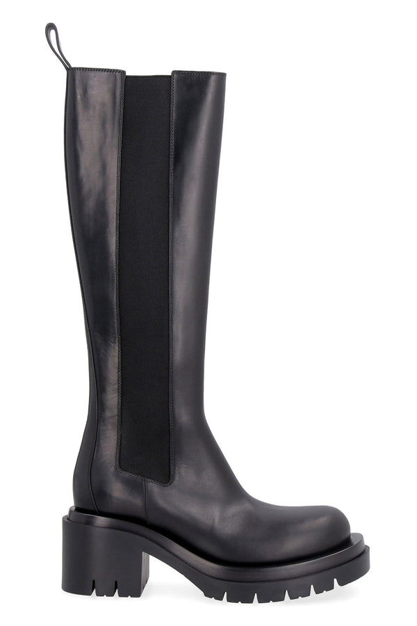 Bottega Veneta Lug Leather Boots - Women - Piano Luigi