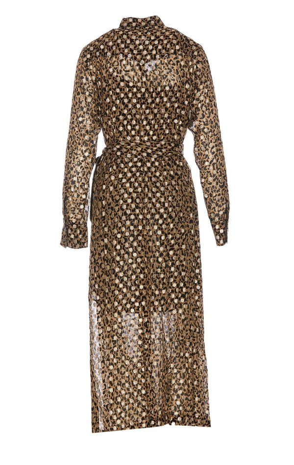 Golden Goose Leopard Long Dress - Women - Piano Luigi