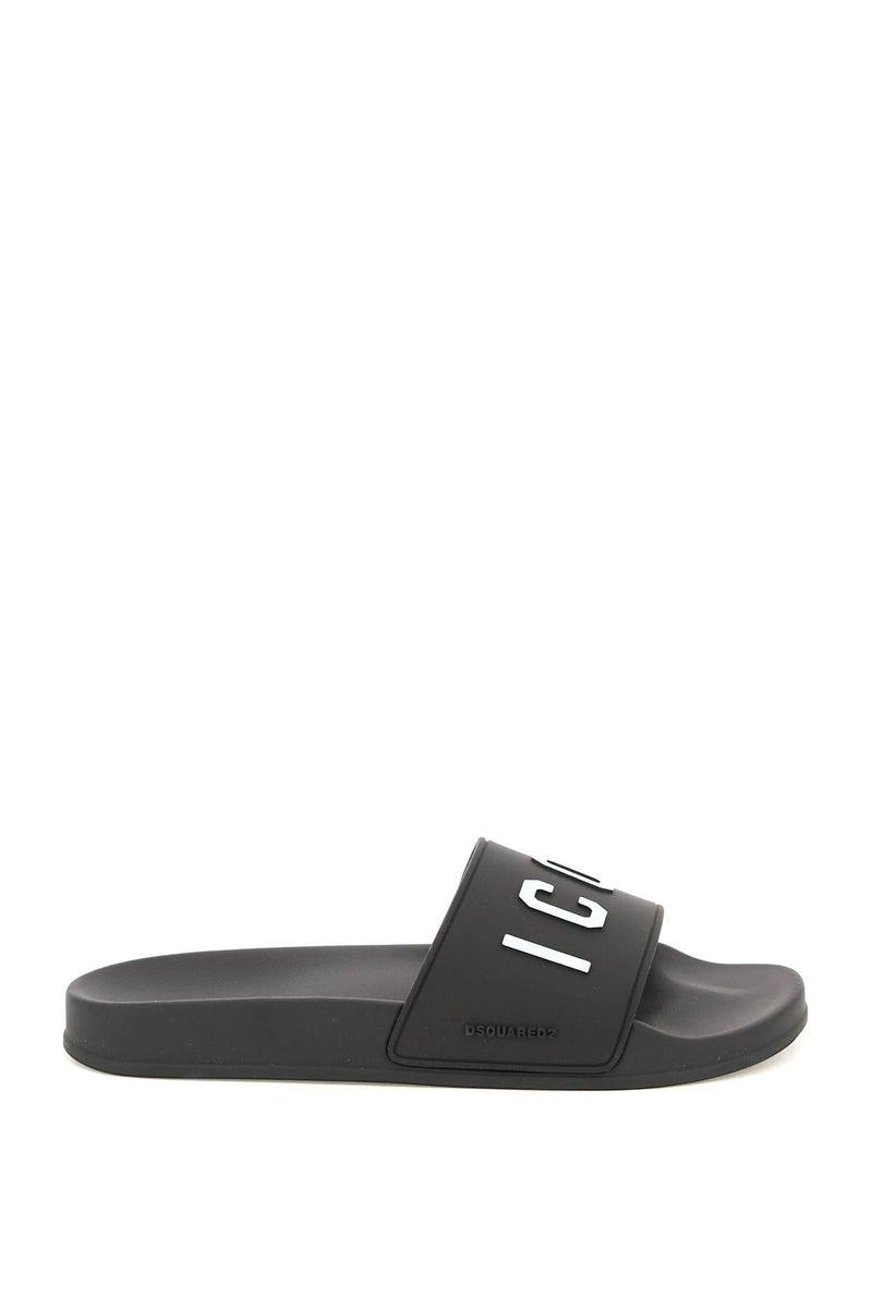 Dsquared2 icon Rubber Slides - Men - Piano Luigi