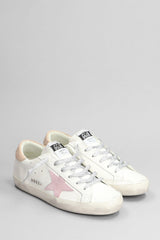 Golden Goose Superstar Sneakers In White Leather - Women - Piano Luigi