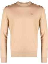 Dsquared2 Light Beige Virgin Wool Sweater - Men - Piano Luigi