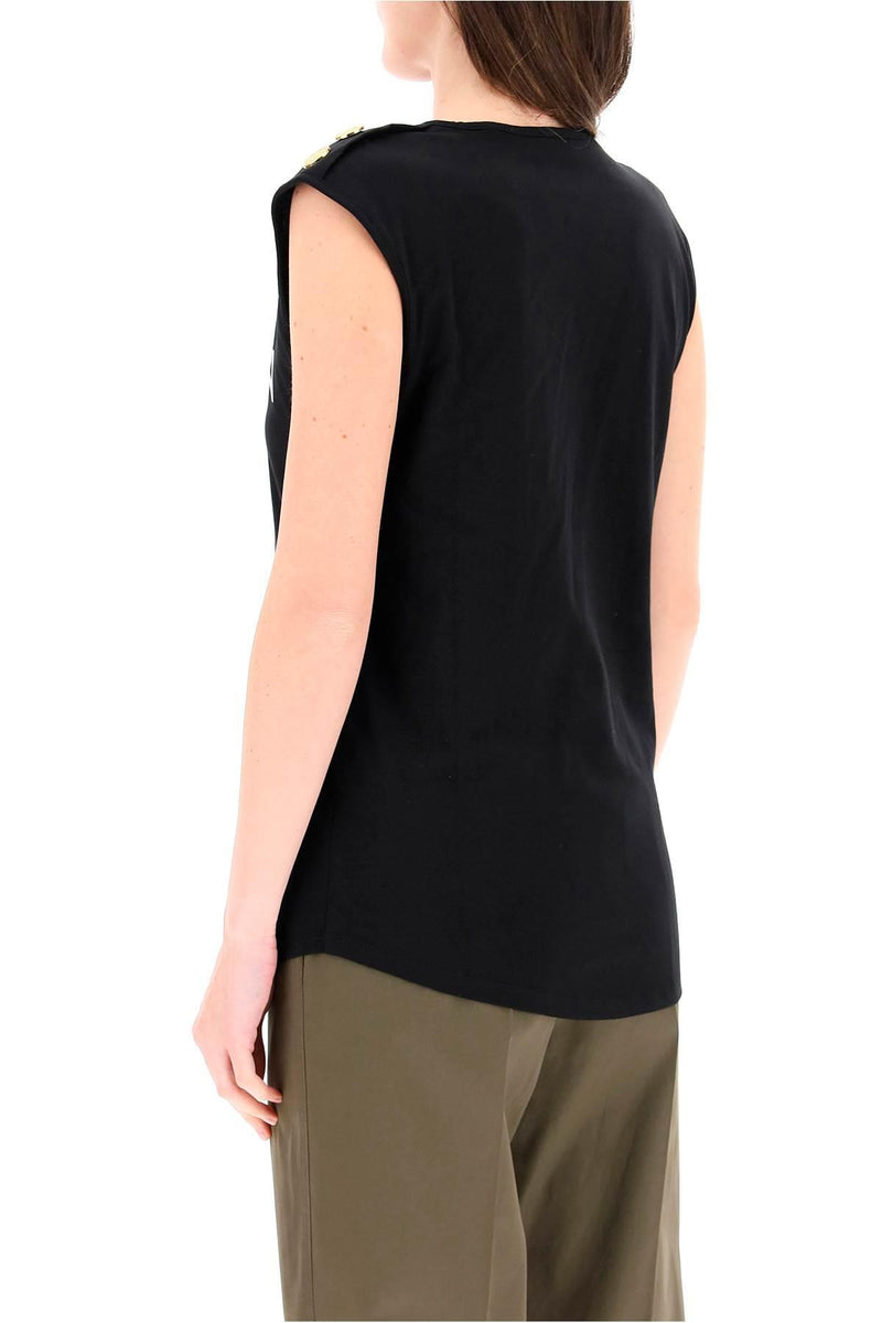 Balmain Cotton Tank Top - Women - Piano Luigi