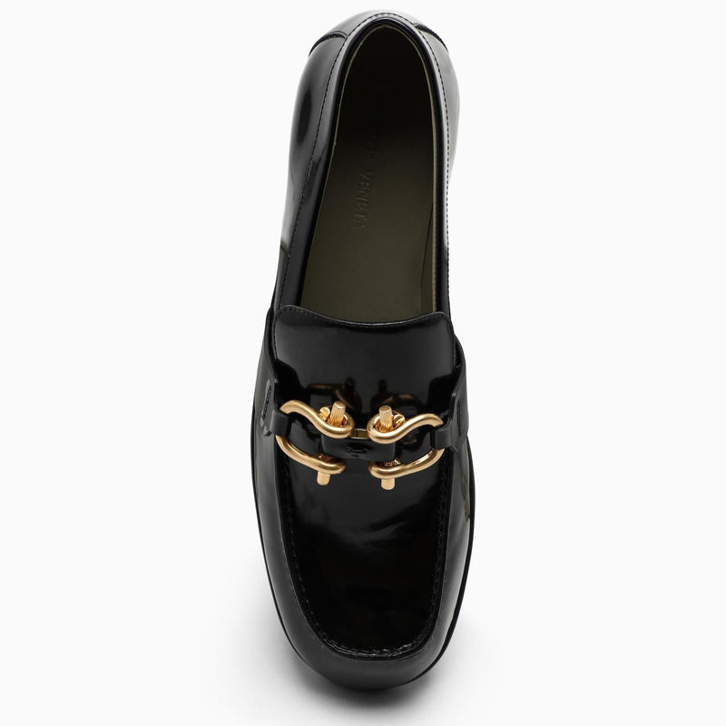 Bottega Veneta Monsieur Loafers In Black Patent Leather - Women - Piano Luigi