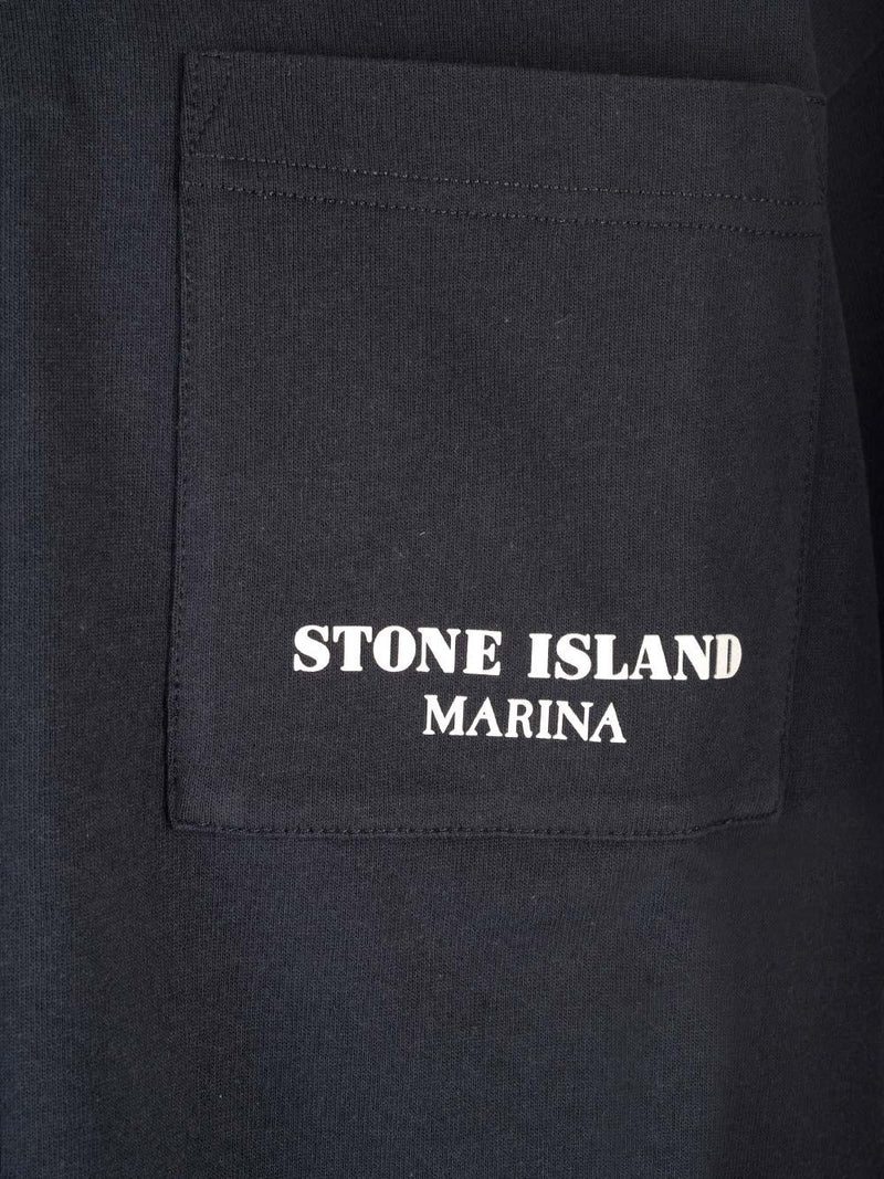 Stone Island T-shirt With Buttons And Pocket - Men - Piano Luigi