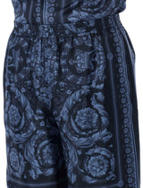 Versace Barocco Silk Shorts - Men - Piano Luigi