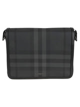 Burberry Logo Check Shoulder Bag - Men - Piano Luigi