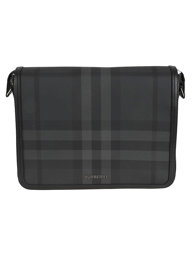 Burberry Logo Check Shoulder Bag - Men - Piano Luigi