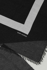 Saint Laurent Large Square Scarf - Women - Piano Luigi