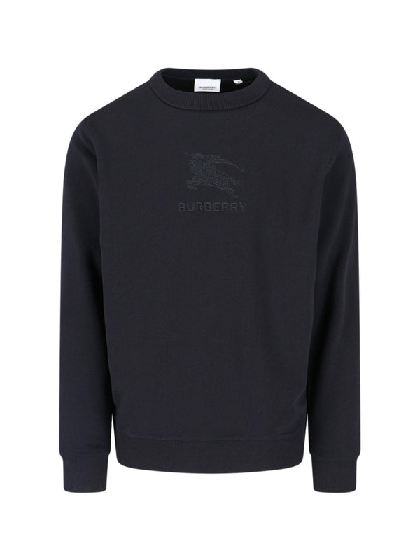 Burberry Ekd Black Crew-neck Sweatshirt - Men - Piano Luigi