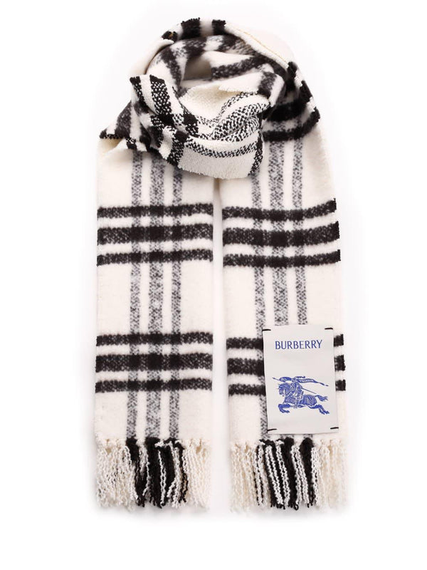 Burberry Brushed Wool Scarf - Women - Piano Luigi