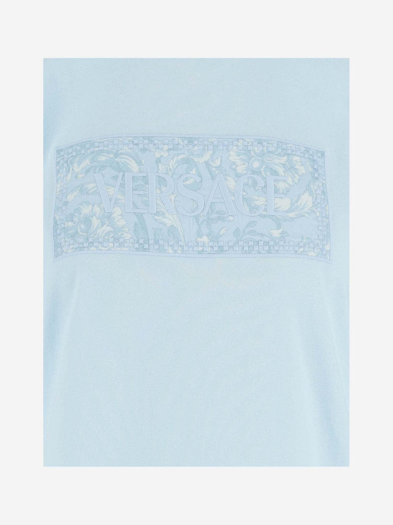 Versace Cotton T-shirt With Logo - Women - Piano Luigi