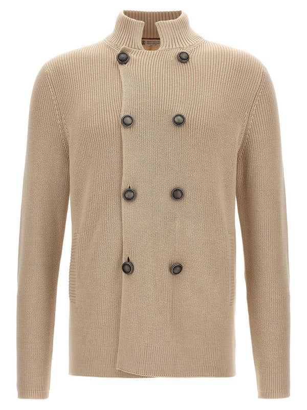 Brunello Cucinelli Double-breasted Cardigan - Men - Piano Luigi