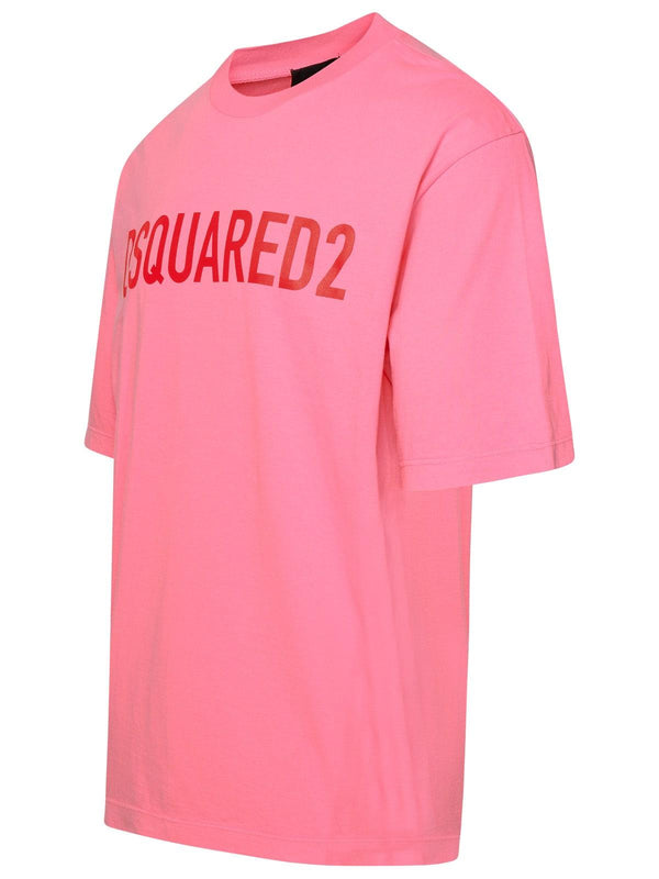 Dsquared2 Pink Cotton T-shirt - Men - Piano Luigi