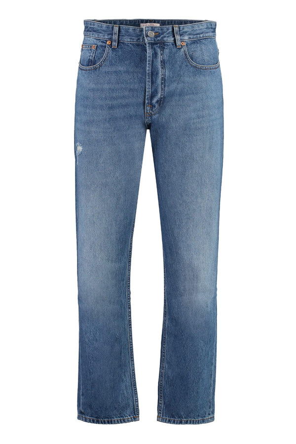 Valentino 5-pocket Straight-leg Jeans - Men - Piano Luigi