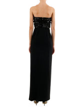 Saint Laurent Sequinned Maxi Dress - Women - Piano Luigi