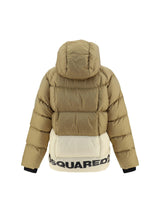 Dsquared2 Beige Nylon Bomber Jacket - Men - Piano Luigi