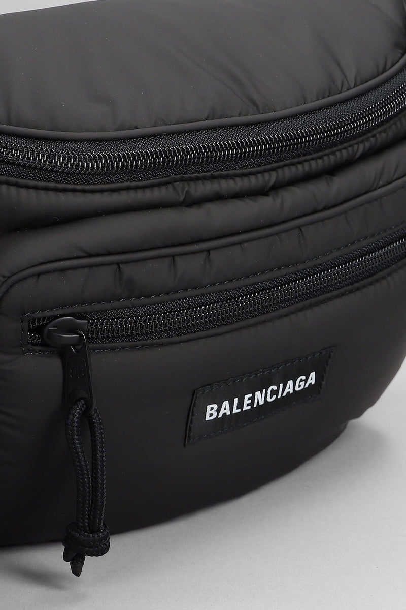 Balenciaga Pa Pu Waist Bag In Black Polyamide - Men - Piano Luigi