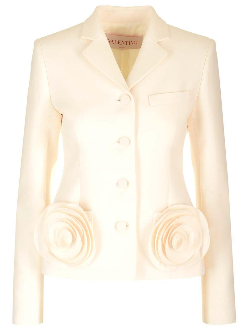 Valentino Crepe Couture Blazer - Women - Piano Luigi