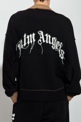 Palm Angels Black Wool Sweater - Men - Piano Luigi